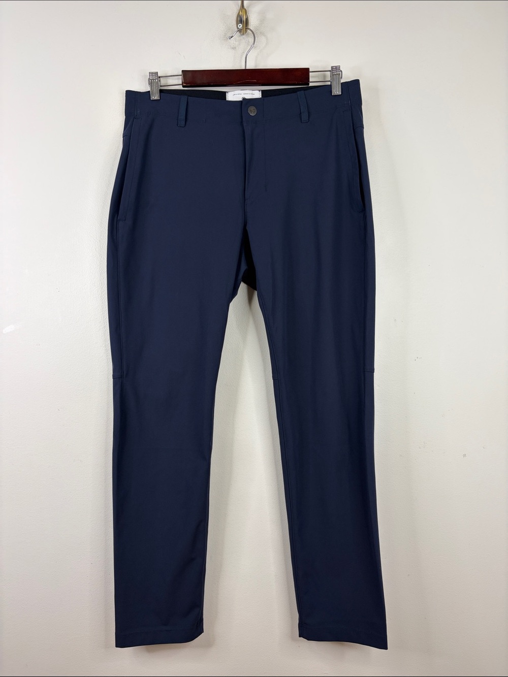 Reigning Champ Performance Chino Pants Mens 32 x 29 Navy Blue Business Casual